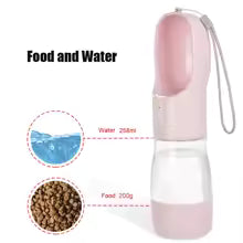 Gourde Nomade 2-en-1 pour chien et chat