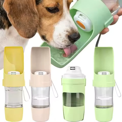 Gourde Nomade 2-en-1 pour chien et chat